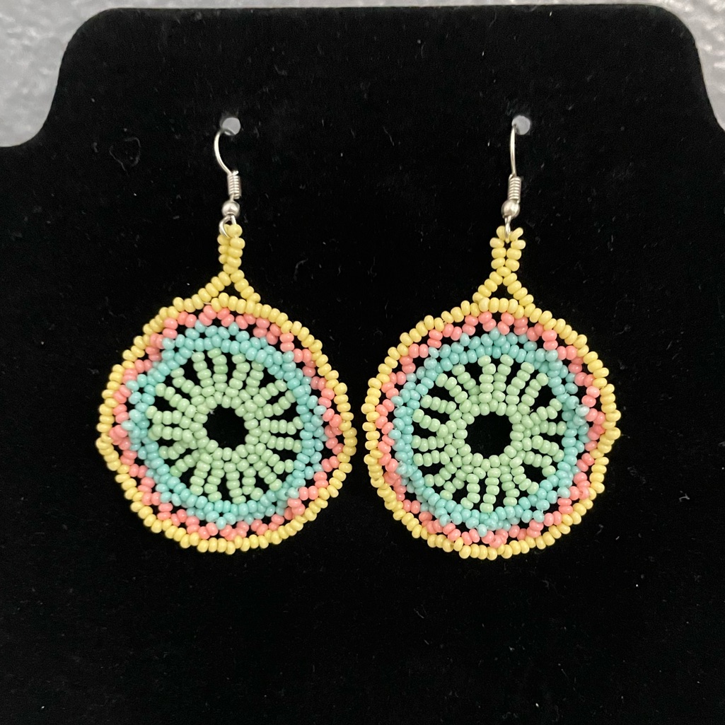 Huichol Beaded Earrings 20$